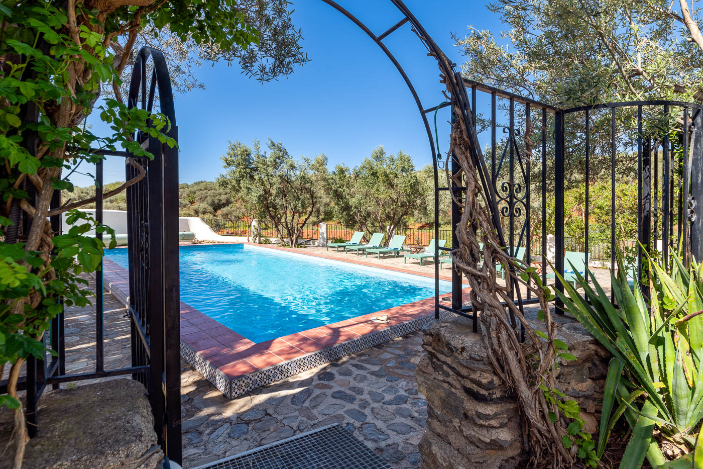 Gated pool area